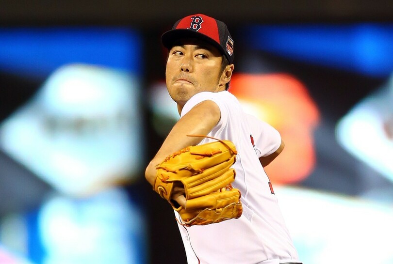 【写真】登板する上原、MLBオールスター