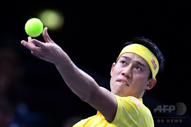 マッチポイント逃した錦織、地元ツォンガに敗れる パリ・マスターズ