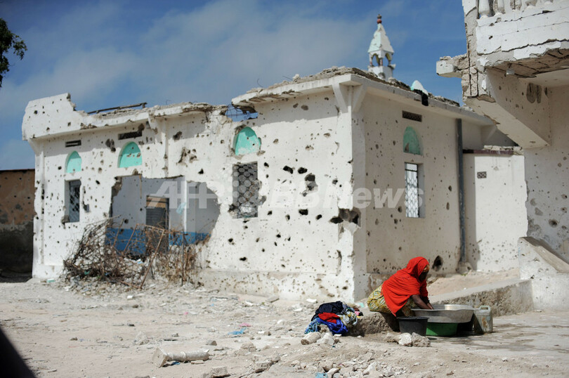 【写真特集】内戦の爪痕と避難民たち、飢餓のソマリア