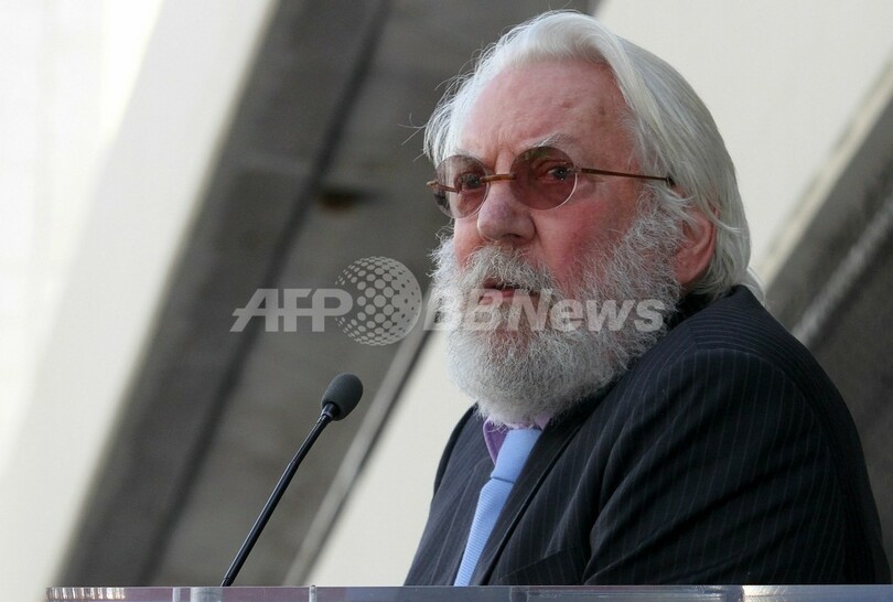 ドナルド・サザーランド、ハリウッドの殿堂入り