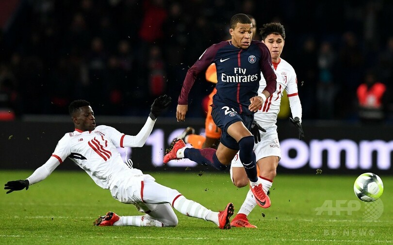 PSG、監督不在のリールに快勝し首位独走