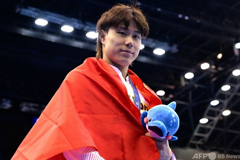 中国の覃が平泳ぎ3冠の偉業 オキャラハンも初の2冠 世界水泳