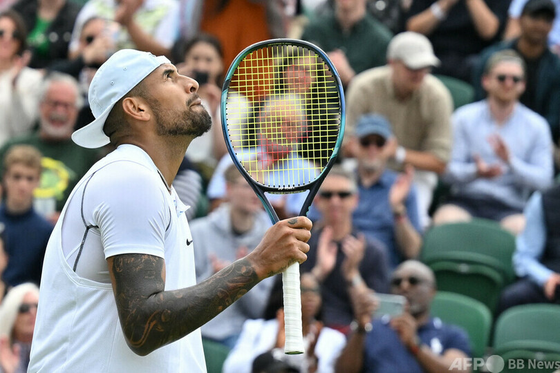 キリオス「俺はかなり手ごわい」 快勝でウィンブルドン3回戦進出