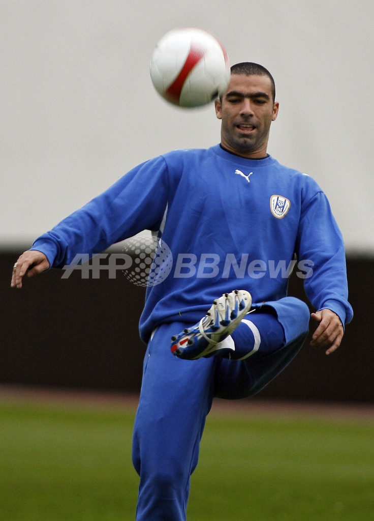 ＜サッカー 欧州選手権2008・予選＞イスラエル代表 クロアチア戦に向けて最終調整