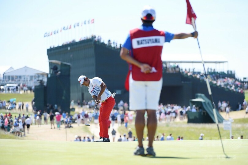 松山は6打差47位発進、日本勢は苦しむ 全米OP初日