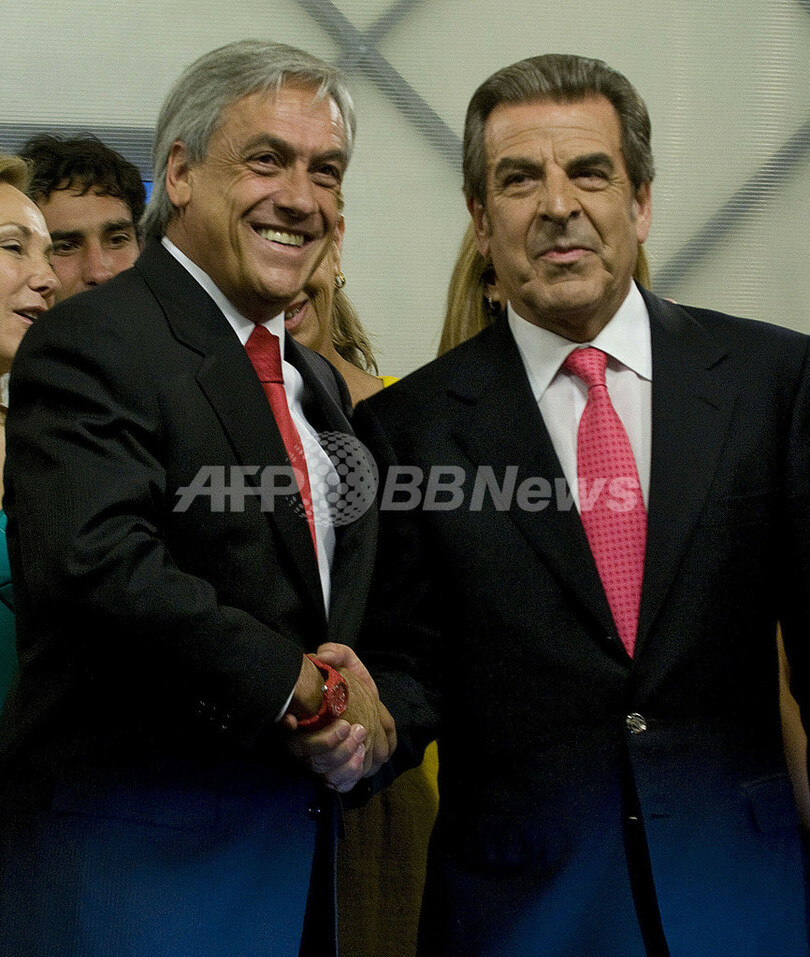 チリ大統領選、右派富豪のピニェラ氏が勝利 20年ぶりの政権交代へ