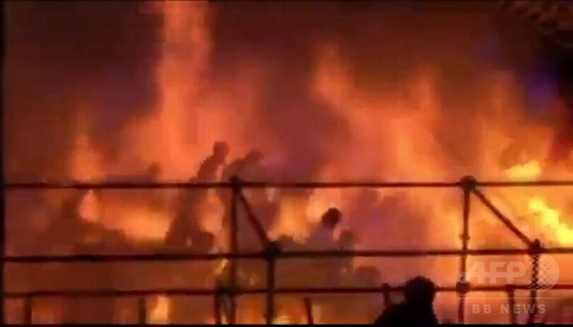 台湾のテーマパーク爆発現場は「地獄」、目撃者が惨状語る