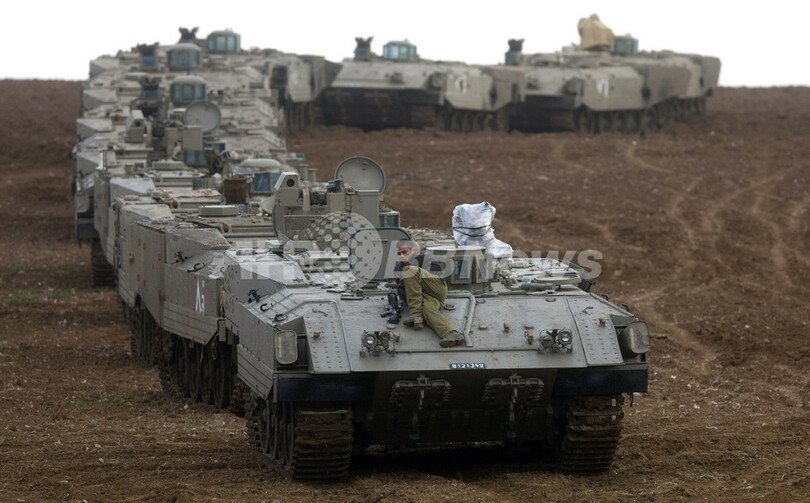 ガザ空爆4日目、イスラエル軍は地上進攻も準備