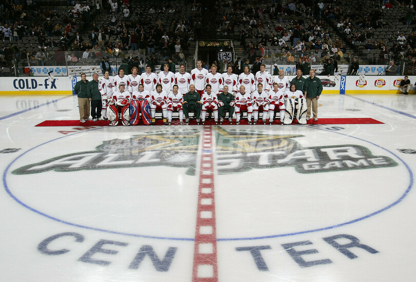 ＜06-07NHL＞オールスター戦を前にイースタン・カンファレンス代表が公開練習に臨む - 米国