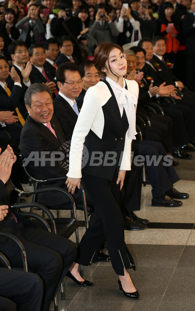 キム・ヨナ、就職フェア開幕式に出席