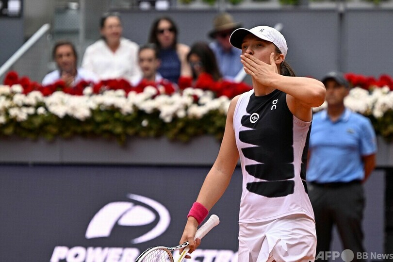 シフィオンテク快勝で16強入り マドリードOP