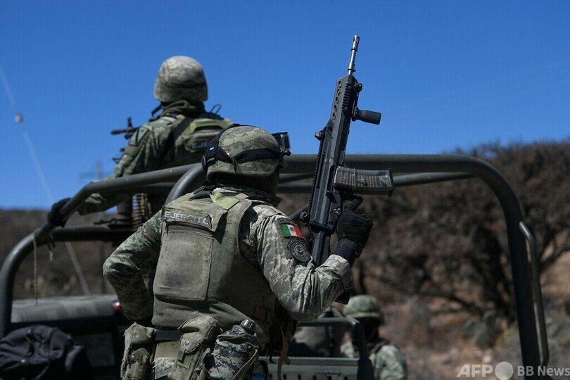 メキシコ中部、犯罪増加で警備強化