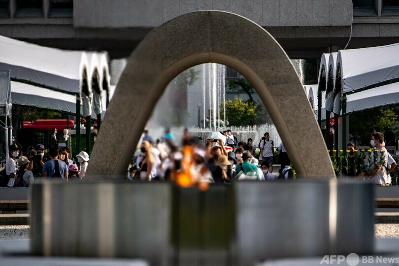 原爆投下から77年、広島で平和記念式典 国連総長も参列