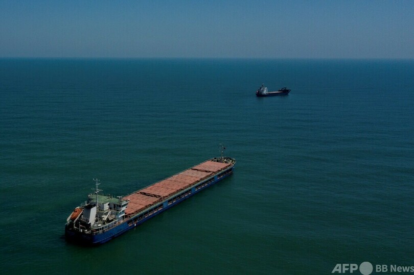 盗難穀物載せたロシア貨物船を「拘束」か トルコ