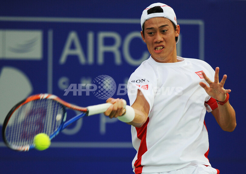 錦織、3連覇狙うチリッチ破る チェンナイ・オープン