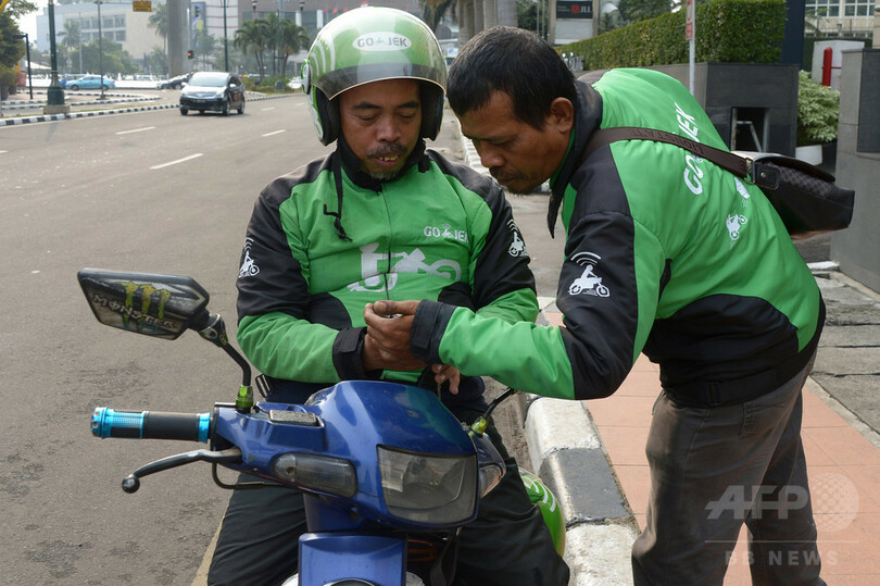 渋滞もスイスイ、ジャカルタで人気のバイクタクシー呼び出しアプリ