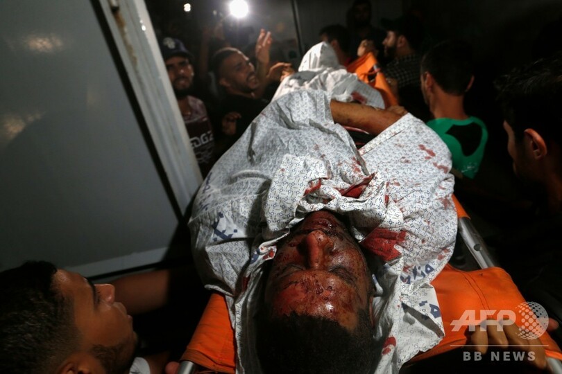 パレスチナ自治区ガザ市で爆発、警官2人死亡 現場上空に航空機なし