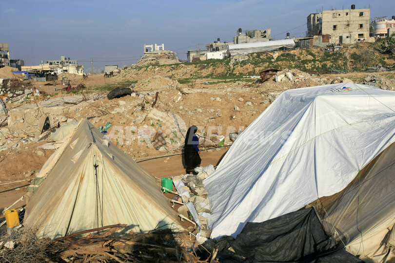 イスラエルの大規模攻撃から1年、ガザに追悼サイレン響く