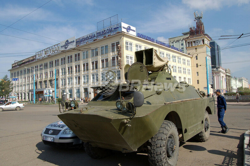 モンゴル総選挙をめぐる暴動で4人死亡、国営テレビ