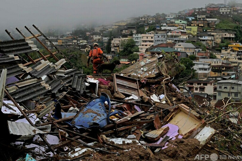 ブラジル観光都市で豪雨被害、44人死亡 リオ近郊のペトロポリス