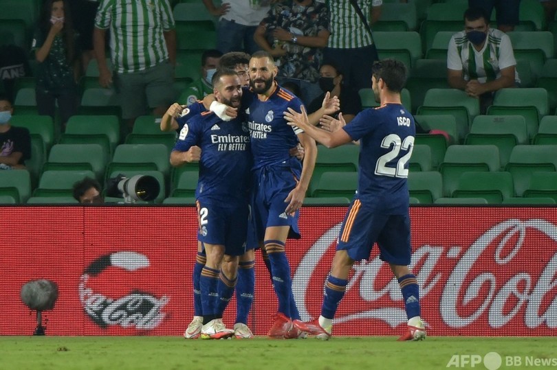 レアルがカルバハル弾でベティスに勝利、暫定トップ浮上