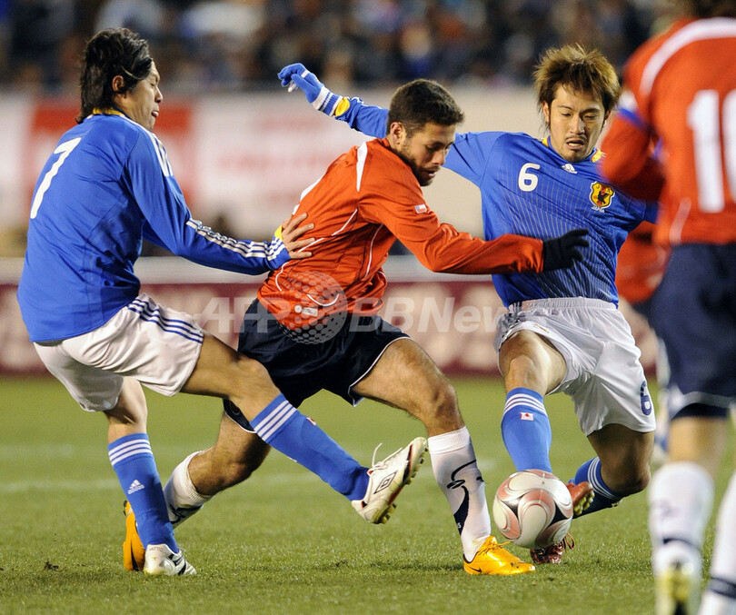 日本 チリとスコアレスドローに終わる
