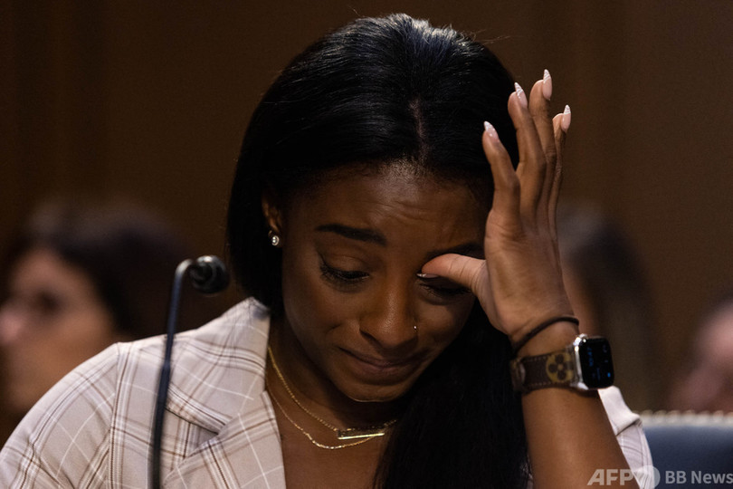 バイルス選手ら、米体操連盟やFBI非難 性被害めぐり議会証言