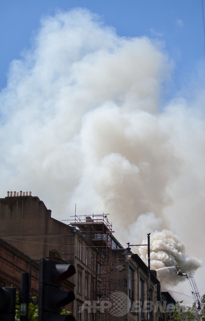 英グラスゴーの歴史的建造物で火災、一部損傷