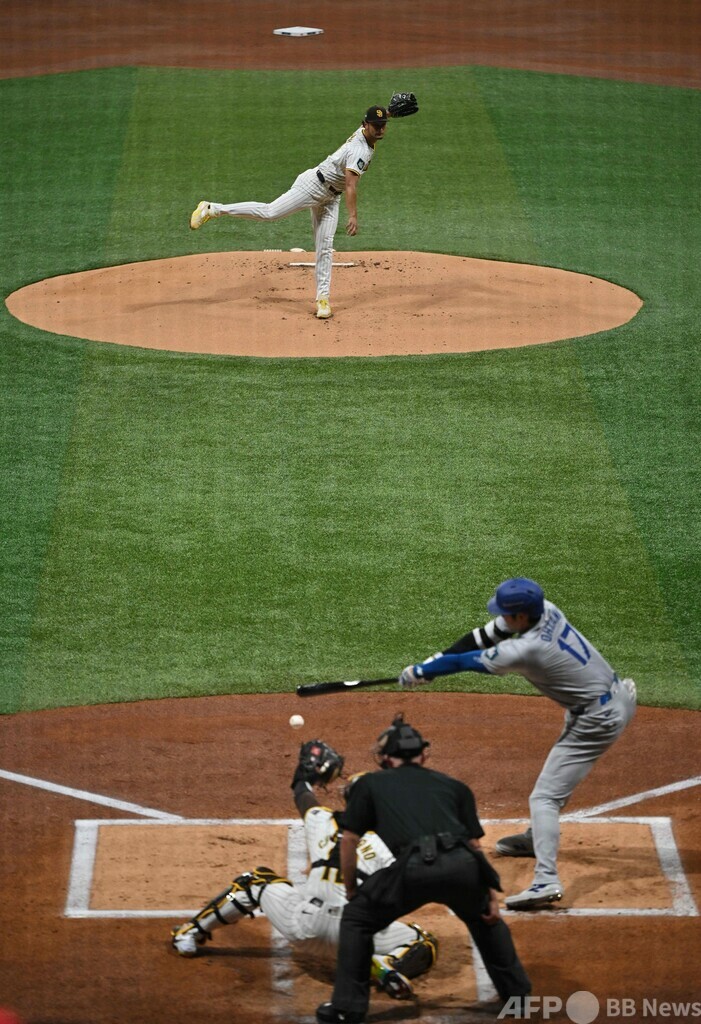 大谷2安打1打点 ドジャースが開幕戦でパドレスに逆転勝ち