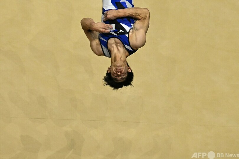 橋本大輝が銀メダル、土井陵輔は銅 世界体操ゆか