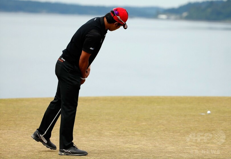 松山、初日は日本勢最高の26位タイ 全米オープン