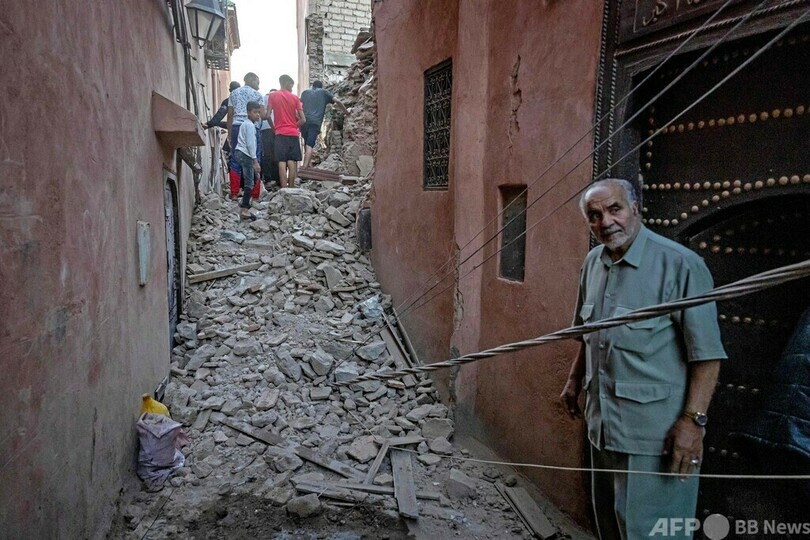 モロッコでM6.8の地震、死者632人に 「同国史上最大」