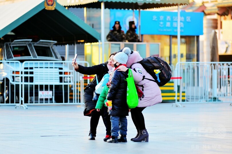 中国で春節の帰省ラッシュ始まる