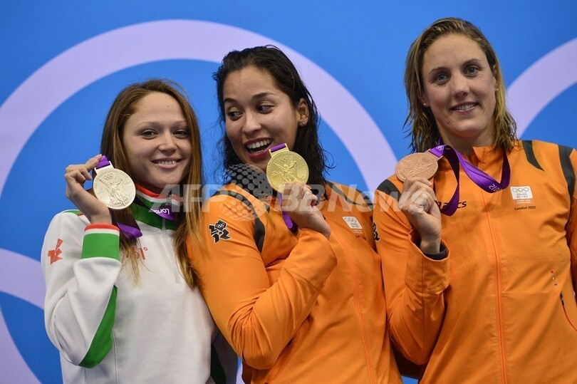 クロモビジョジョが女子50メートル自由形で金メダル