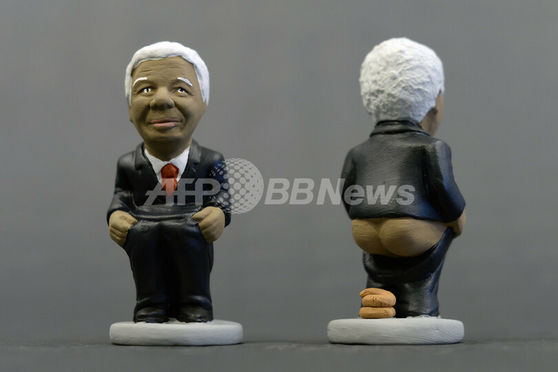 カタルーニャ伝統の「排便人形」、今年は新法王も 