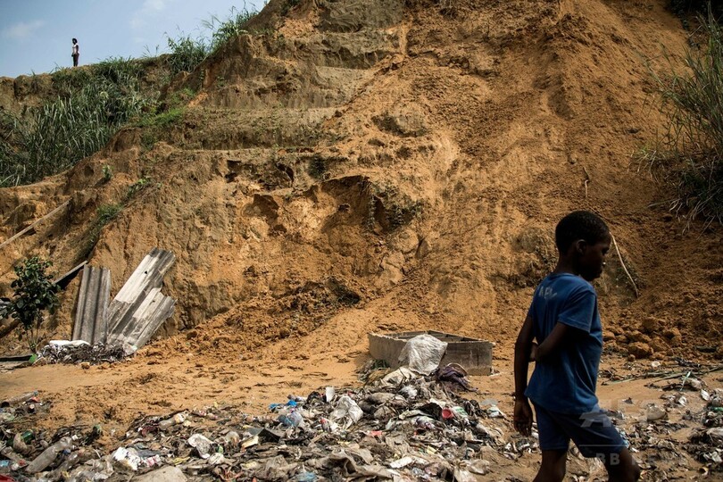 コンゴ民主共和国の首都キンシャサで土砂崩れ、44人死亡