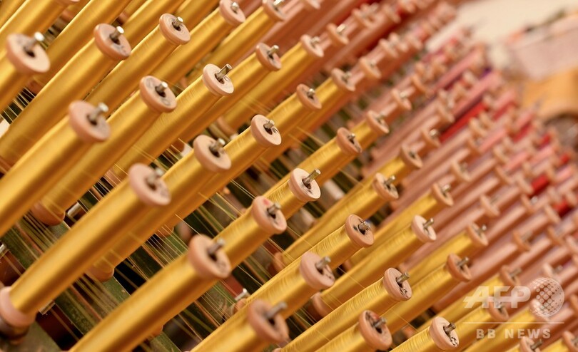 ダビンチ設計に基づいた機械が今も現役、伊フィレンツェの絹工房