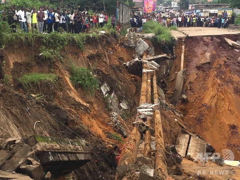 コンゴの首都キンシャサで豪雨、41人死亡
