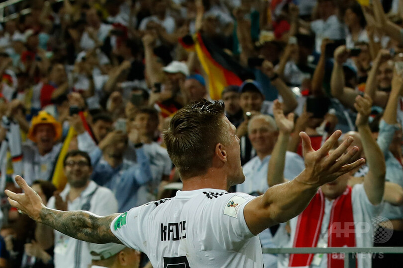 王者ドイツ踏みとどまる、クロースの劇的決勝弾でスウェーデン下す