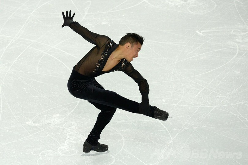フィギュア団体戦・男子SPで5位のアモディオ、ソチ五輪