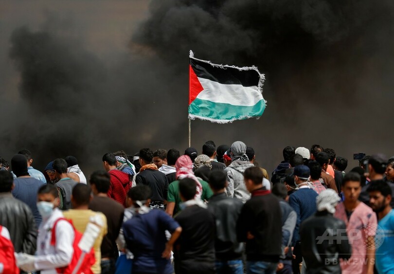 パレスチナ・ガザで3週連続のデモ、イスラエル軍との衝突続く