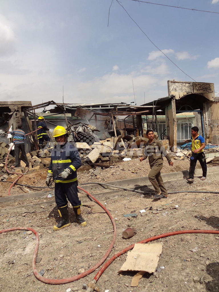 イラクでシーア派モスク狙った連続爆弾攻撃、18人死亡