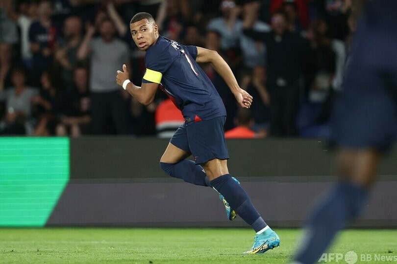 PSGが今季リーグ戦初黒星 ムパッベ2得点もニースに及ばず