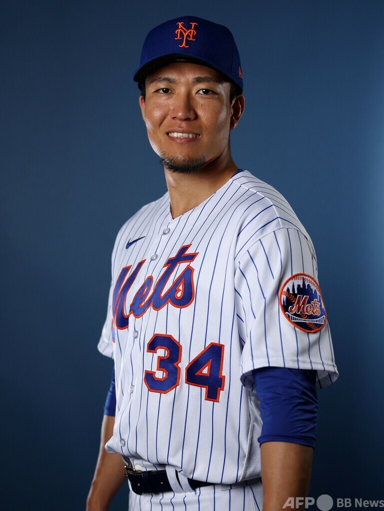 メッツの千賀滉大、春季キャンプ恒例のフォトデーに参加