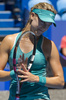 テニス男女混合国別対抗戦、第27回ホップマンカップ（Hopman Cup XXVII）初日、カナダ対チェコ。ポイントを奪われ落胆するユージェニー・ブシャール（Eugenie Bouchard、2015年1月4日撮影）。(c)AFP/TONY ASHBY
