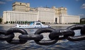 ロシア・モスクワにある国防省の建物（2023年5月26日撮影、資料写真）。(c)Alexander NEMENOV / AFP
