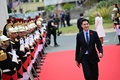 Dデー80年の記念式典に出席したカナダのジャスティン・トルドー首相。仏ノルマンディーで（2024年6月6日撮影）。(c)MIGUEL MEDINA / AFP