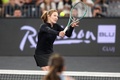 ルーマニア・クルジュナポカで行われたイベントで、エキシビションマッチに臨む元女子テニスのシュテフィ・グラフ氏（2024年6月15日撮影）。(c)Simion Sebastian Tataru / AFP