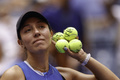 全米オープンテニス、女子シングルス1回戦。勝利を喜ぶジェシカ・ペグラ（2023年8月29日撮影）。(c)KENA BETANCUR/ AFP