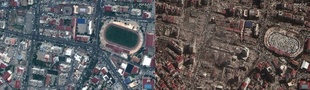 衛星写真で見る地震前後の被災地 トルコ